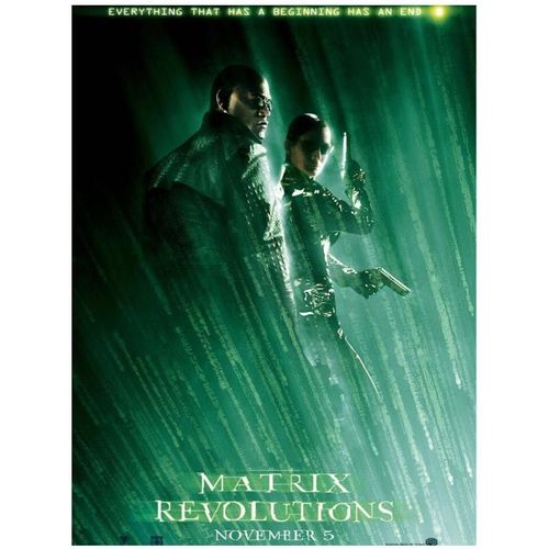 Affiche Cinéma Originale "Matrix Revolution - Morpheus/ Trinity" 120x160cm Pliée