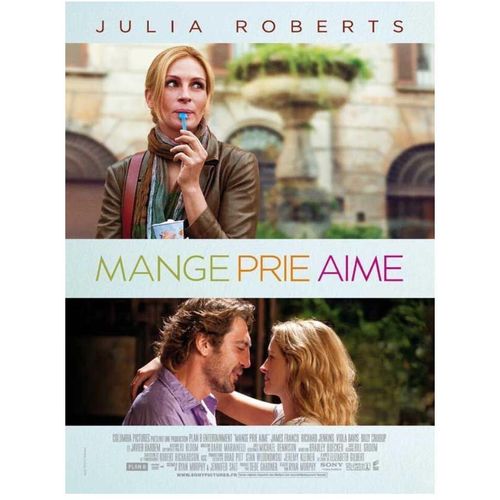 Affiche Cinéma Originale "Mange, Prie, Aime" 120x160cm Pliée