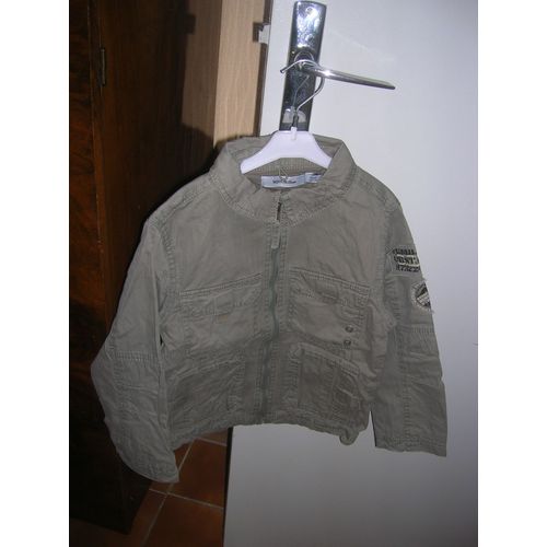 Veste Manches Longues Tape À L'oeil 5/6 Ans 100% Coton,Doublure Coton Et Polyester,Kaki.