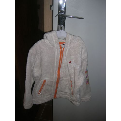 Veste À Capuche Polaire Degré 7 Manches Longues Taille 5 Ans 100% Polyester.