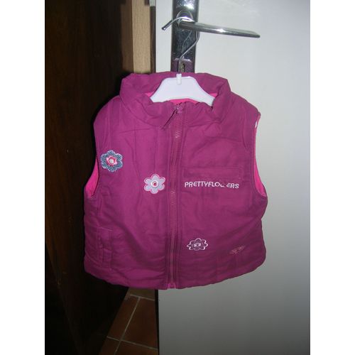 Veste Doublée À Capuche Sans Manches 3 Ans Prettyflowers 100% Polyester.