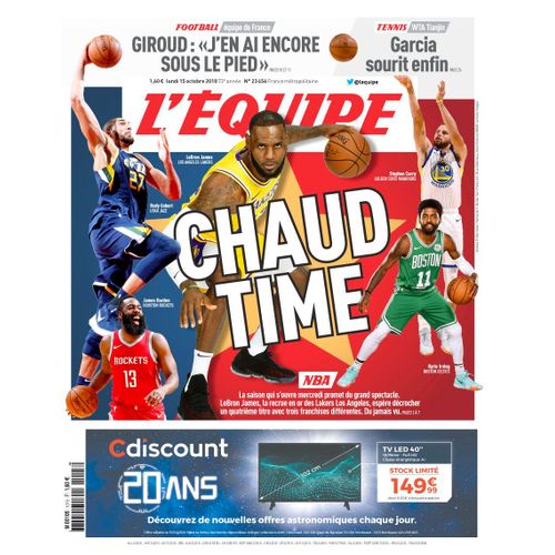 L'equipe 23456 Chaud Time