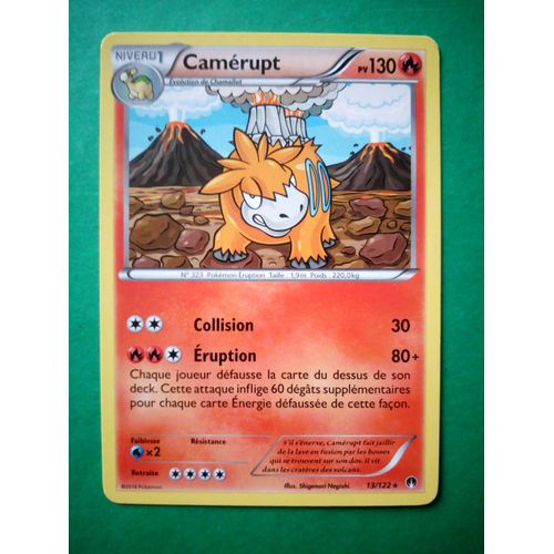 Camerupt 13/122 - Carte Pokémon Rupture Turbo