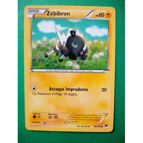 Zebibron 48/122 - Carte Pokémon Rupture Turbo