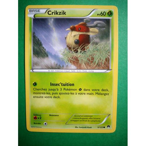 Crikzik 5/122 - Carte Pokémon Rupture Turbo