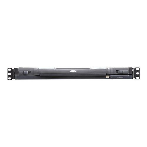 ATEN Slideaway CL5716iM - Console KVM avec commutateur KVM - 16 ports - PS/2, USB - 17" - rack-montable - 1280 x 1024 @ 75 Hz - 250 cd/m² - 1000:1 - 5 ms - VGA - 1U