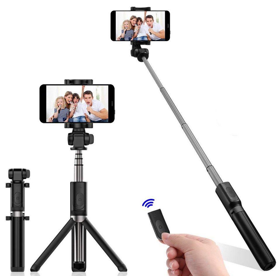 Qumox Perche Selfie Trépied Bluetooth avec Stabilisateur - Gimbal