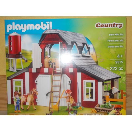 Playmobil 9315 Ferme Avec Silo