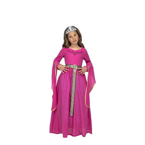 Déguisement De Princesse Médiéval Rose Pour Fille (Taille 10-12a)
