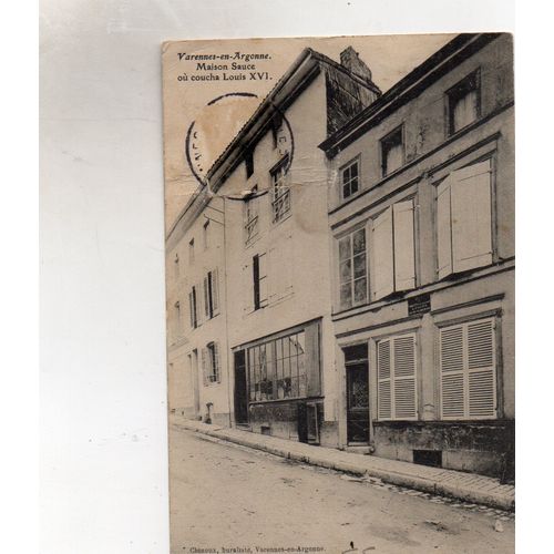 Carte Postale Ancienne - Varennes En Argonne - Musee Sauce Où Coucha Louis Xvi- Editeur Chinoux - Buraliste