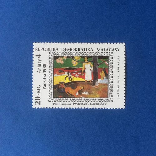 Madagascar - La Femme Dans La Peinture - Paul Gauguin - Pastorales Tahitiennes (Y & T 900)