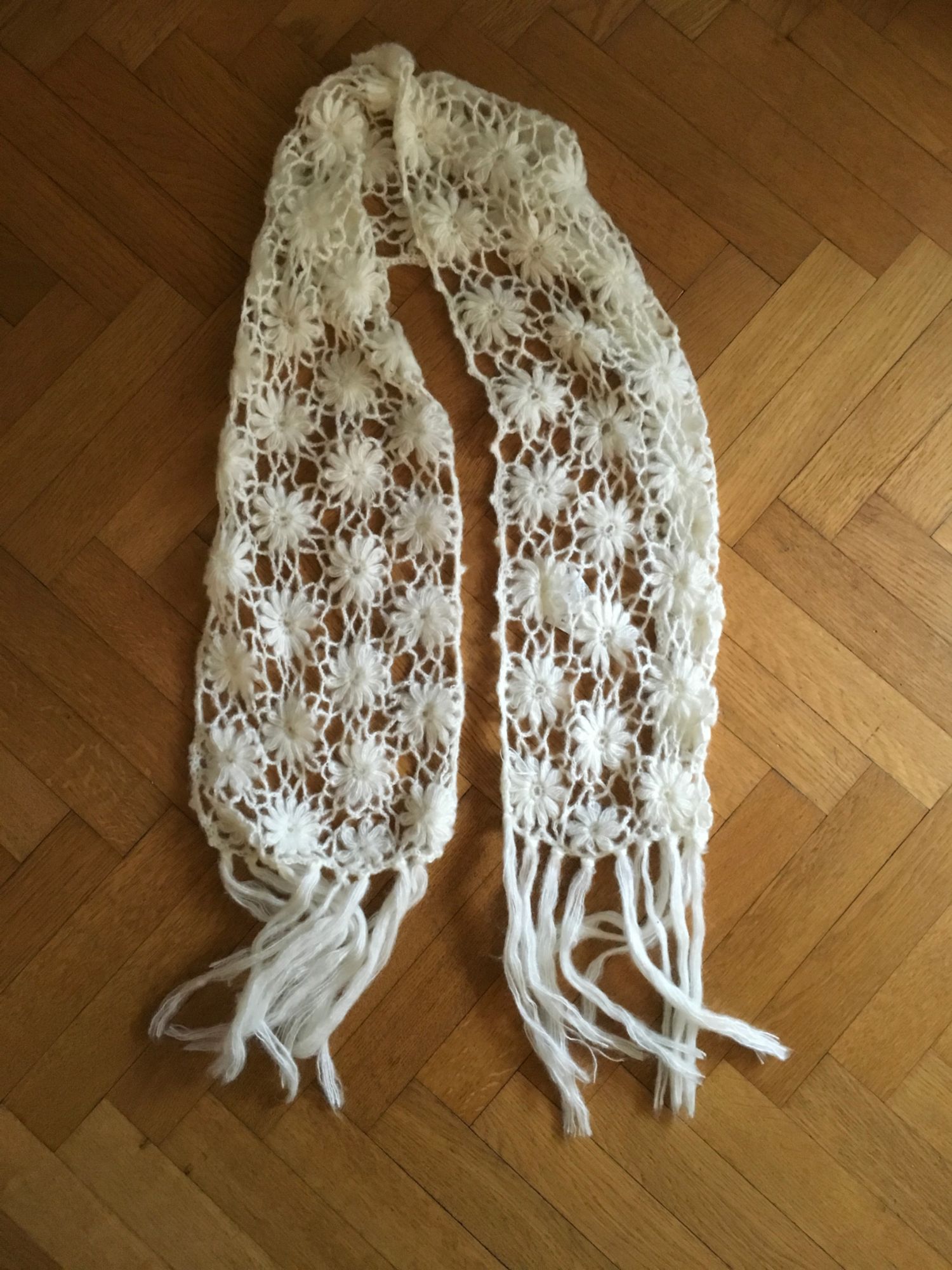 Echarpe Pimkie Écrue Style Crochet