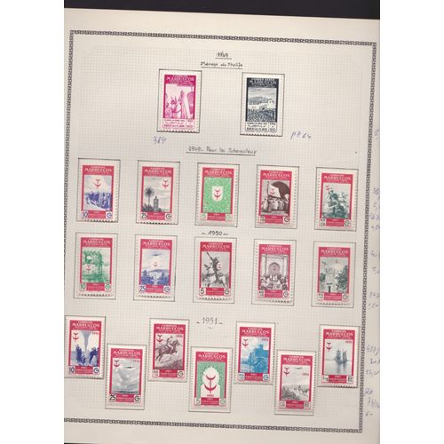 Lot De 23 Timbres Neufs * En Series Completes Du Maroc / N°S 386/389 + 403/406 + 417/420a + Pa72 + Pa 73/74 + Pa 64 + 384
