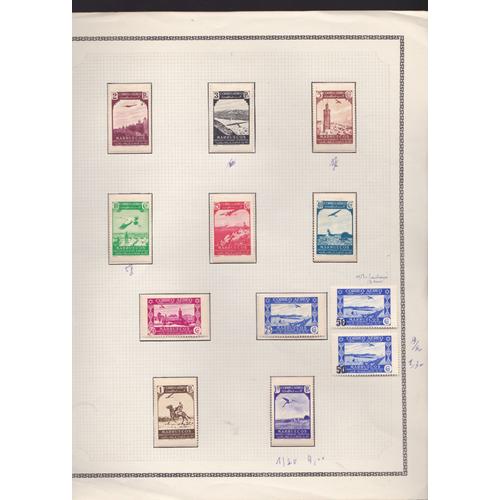 Lot De 12 Timbres Neufs * En Series Completes N°S 89/90 + Pa 1/10