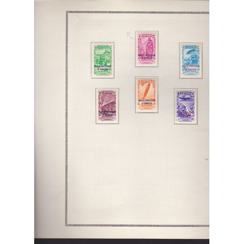 Serie Complete De 5 Timbres Neufs * Du Maroc Tanger Bienfaisance N°S 45/50