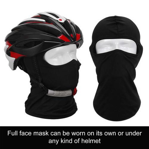 2 Pièces Cagoule Moto Masque de Ski Masque de Moto Vélo Masque Cagoule Noir  Lumière Respirant Coupe Vent Multifonctionnel Hommes Balaclava Femmes