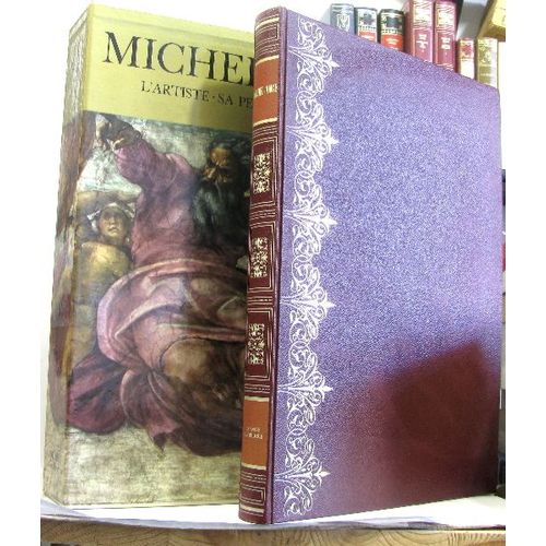 (Lot De 2 Livres) Michel-Ange Peintre, Sculpteur, Architecte -Michel-Ange L'artiste Sa Pensée L'écrivain