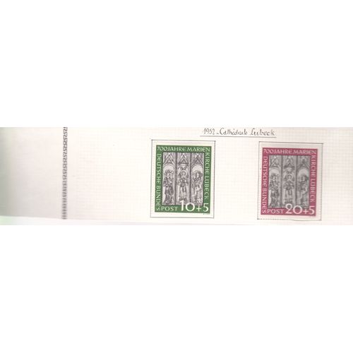 Timbres Neufs * Cathedrale De Lubeck Allemagne N°S 139/140