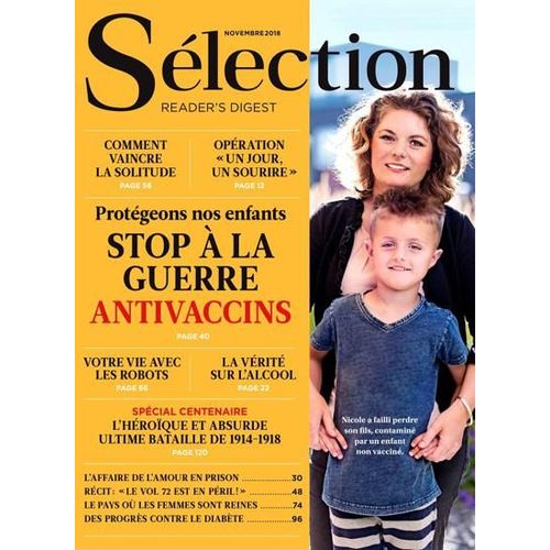 Selection Reader S Digest N°843 : Stop A La Guerre Anti-Vaccins