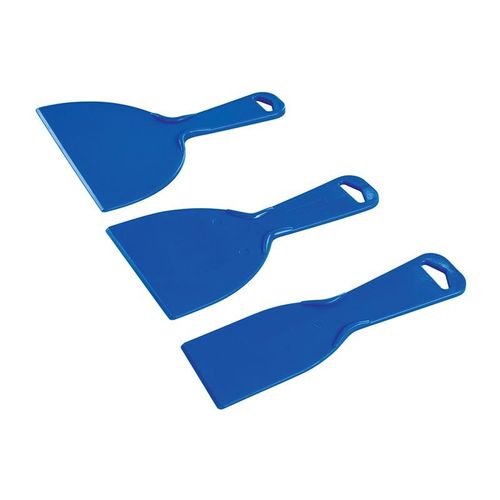 Lot de 3 grattoirs en plastique - 50, 100 et 150 mm