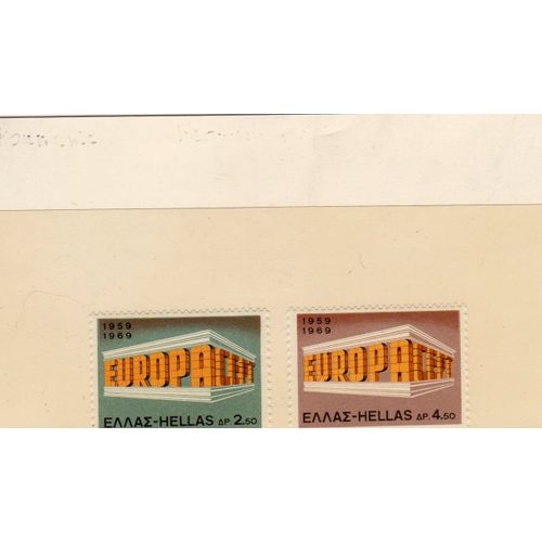 Timbres-Poste De Grèce (Europa 1969)