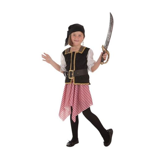 Déguisement De Boucanière À Rayures Pour Fille