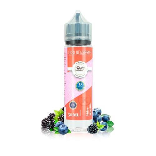 E-liquide Mûre Myrtille - 10ml 3mg collection Tasty Liquid'Arom