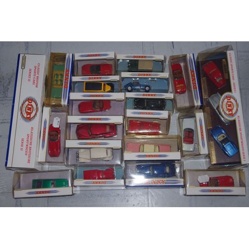 Triumph Tucker Traction Corvette Jaguar Mercedes Dino .... Austin Collection Lot 25 Miniatures Dinky-Matchbox 1/43e + 2 Coffret Bois De 3 Autos + Dolomite