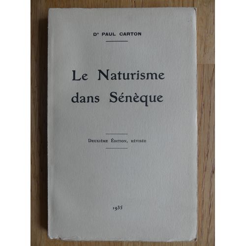 Le Naturisme Dans Sénèque