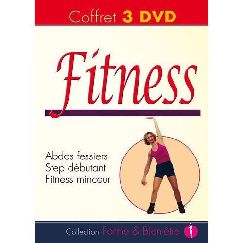 Coffret Fitness : Abdos Fessiers + Step Débutant + Fitness Minceur - Pack