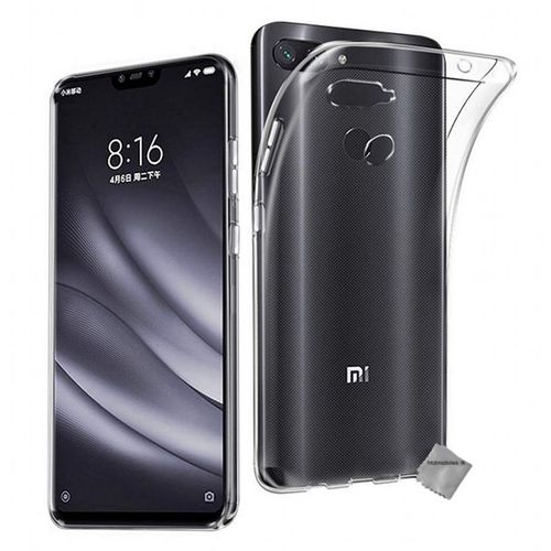 Housse Etui Coque Silicone Gel Fine Xiaomi Mi 8 Lite + Film Ecran Transparent Tpu