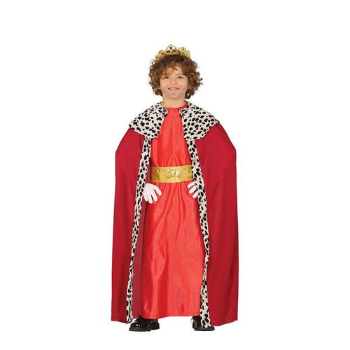 Déguisement De Roi Mage Rouge Pour Garçon (Taille 5-6a)