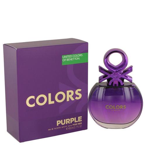 United Colors Of Benetton Purple By Benetton Eau De Toilette Spray 2.7 Oz 