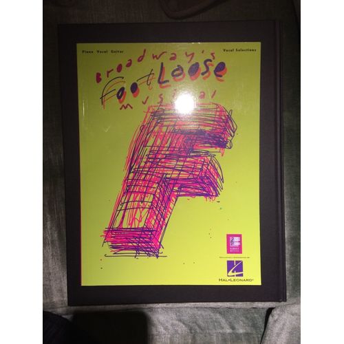 Broadway Footloose Musical Partition Score Comédie Musicale Chant Piano Accords