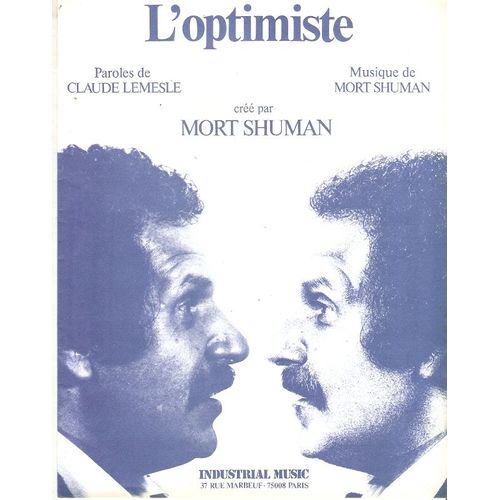 Partition Mort Shuman L 'optimiste