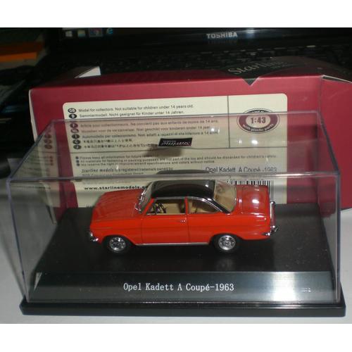 Opel Kadett A 1962 - 1965 Rouge/Noir 1/43 Starline 550222 Neuf-Starline