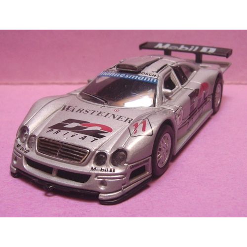 Welly - Mercedes Benz Clk Gtr " Mobil 1 / Warsteiner 11 " - N°9746 - Éch +/- 1/43 --Welly