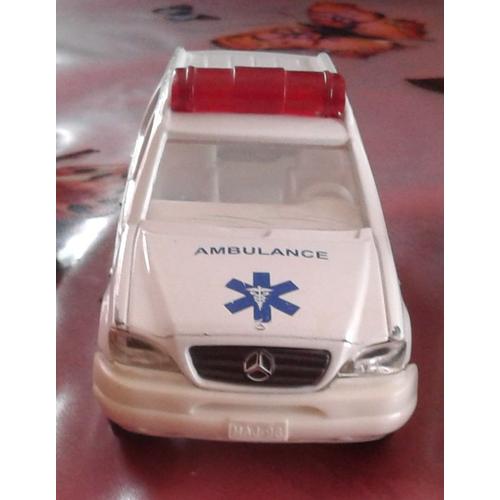 Majorette - Ambulance Mercedes 15 cm - Mini véhicules et circuits - Jeux  d'imagination