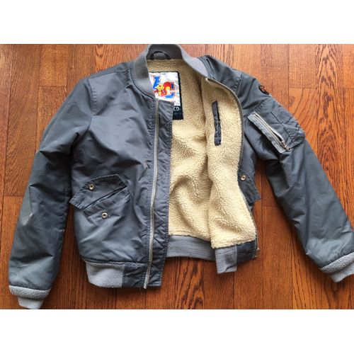 Blouson Gris Doublé American College