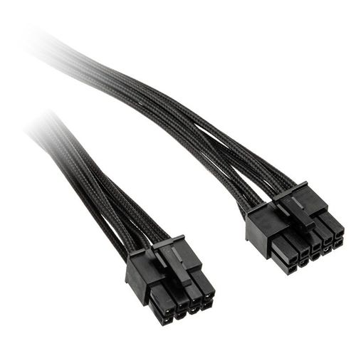 be quiet! CC-7710 - Rallonge de câble d'alimentation - alimentation P8 (M) pour alimentation P8 (F) - 70 cm - noir