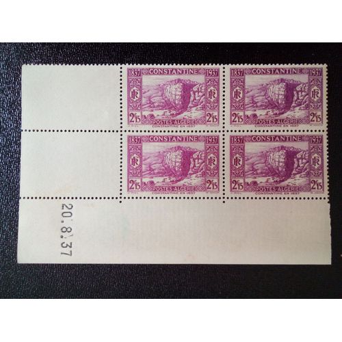 Timbre Algerie Yt 134 Centenaire De La Prise De Constantine 1937