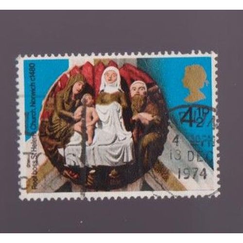 Timbre Angleterre Religion Religieux Tableaux S2