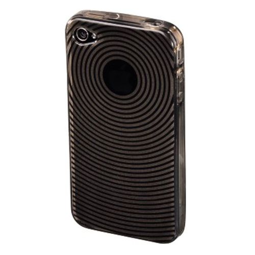 Coque Iphone 4 4s Gris Effet Spirale Hama Silicone Souple (Tpu)