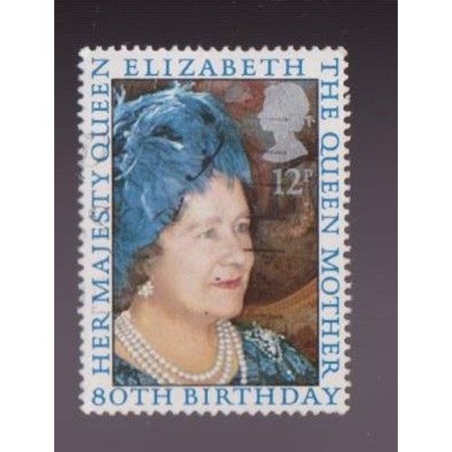 Timbre Angleterre Her Majesty Queen Elizabeth 80 Th Birthday Anniversaire S2