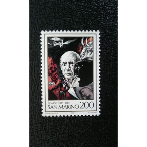 Timbre San-Marin Yt 1038 Picasso, Pablo 1981