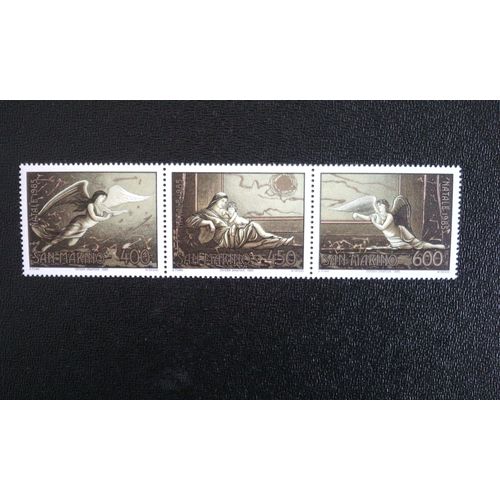 Timbre San-Marin Yt 1126 À 1128 Séries: Scènes Religieuses 1985