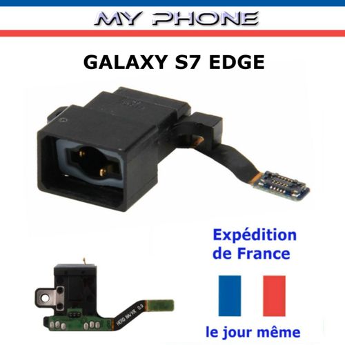 Prise Audio Jack Samsung Galaxy S7 Edge Nappe Flex Prise Casque Sm-G935f