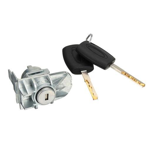 Argent - Cylindre De Serrure De Porte Gauche De Voiture, Serrure De Porte Avant Avec Clé Pour Ford Focus C Max S Max Outil De Serrurier 1552849