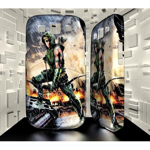 Coque Personnalisée Samsung Galaxy S3 Comics Arrow Réf 08