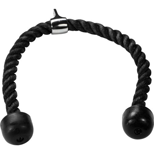 Gorilla Sports - Corde De Traction Nylon, Noire De 68cm, 85cm Ou 100cm - Longueur : 100 Cm